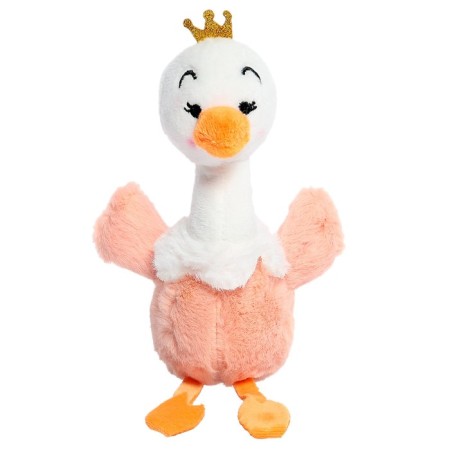 Soft toy "Swan", on a key fob, color mix