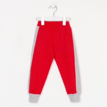 Pants for girls, red color, height 80-1