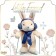 Soft toy "Little Friend", skiing bunny, blue scarf