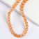 Busins ​​made of natural stone "Cat Eye", set of 50 pcs., Size 1 pc. - 8 mm, beige