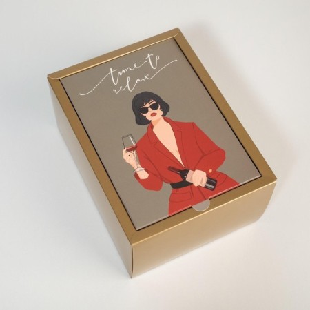 Gift folding box, packaging, "Girl", 20 x 15 x 10 cm