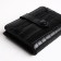 Women's wallet on the button, black color