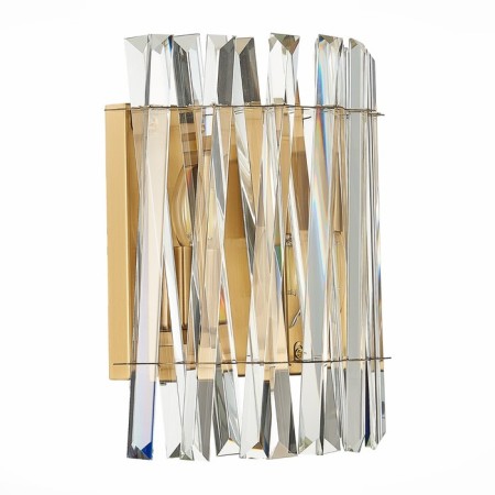 Sconces st. SL1170.301.02. Fabio. 2x40 watts, E14, 25x30 cm, brass color