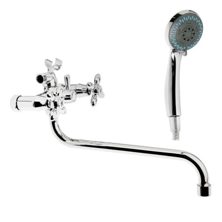 Accoona A7578 bathtub, two -wound, brass, chrome