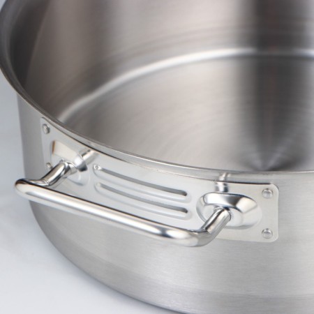 Boiler, 10 l, d = 32 cm, h = 12 cm, metal cover, triple bottom, induction, stainless steel-2