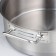 Boiler, 10 l, d = 32 cm, h = 12 cm, metal cover, triple bottom, induction, stainless steel