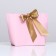 Gift package with a ribbon of 19 x 20 x 9 cm "Pink"