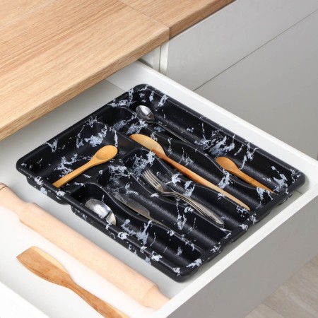 Tray for the pagas cutlery, 36 × 31.5 × 5 cm, 7 departments