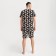 Pajama men's kaftan "eggs" R.48, black