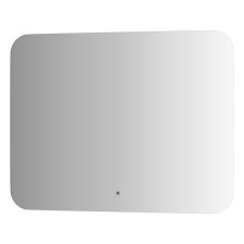 Зеркало с DEFESTO LED-подсветкой 25 Вт, 80x60 см, ИК - выключатель, тёплый белый свет