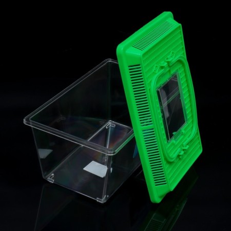 Carriage rectangular, 26.5 x 16.5 x 17 cm, green-3