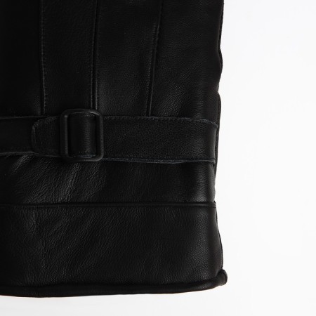 Male gloves, size 22, with insulation, black color-1