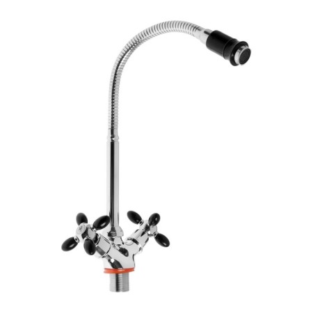 Kitchen mixer ZEIN ZC2029, two-wound, flexible surge, crane boux Brass 1/2 "-4