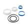 Repair set Aquant No. 2, conical d = 25 mm, d = 40 mm, flat, nuts 1 1/2 and 1 "