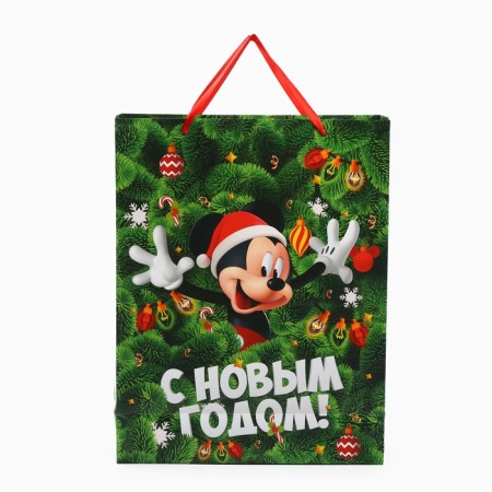 New Year. Gift package, 31x40x11.5 cm, packaging, Mickey Mouse-3