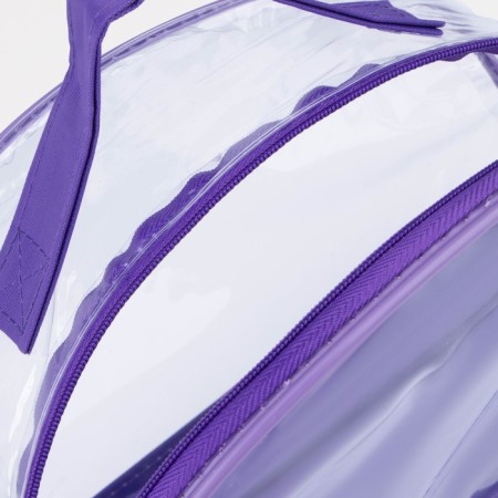 Cosmetic bag on lightning, with a pen, purple color-3