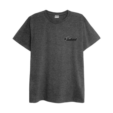 Male T-shirt, size 48, dark gray color