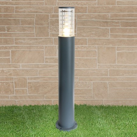 Elektrostandard lamp, 60 W, E27, IP54, on a pillar, h = 800 mm, Techno 1507 Gray gray