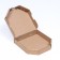 Pizza box, brown, 21 x 21 x 4 cm