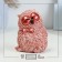Figure "Filin with a butterfly" red-brown, 8.5x7x7cm