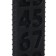 Teether for teeth "Putic", black color, size 16 cm