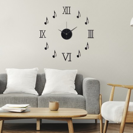 Watching interior watches, 3D "notes", sticker, large, D-45 cm-1