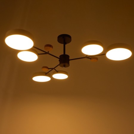Люстра 1075/6WT LED 72Вт белый 98х98х60 см BayerLux-2