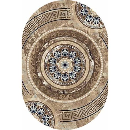 Oval carpet Merinos Valencia Deluxe, size 80x150 cm, color Brown mr