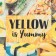 Napkin on the table "Yellow is yummy" 29*40 cm