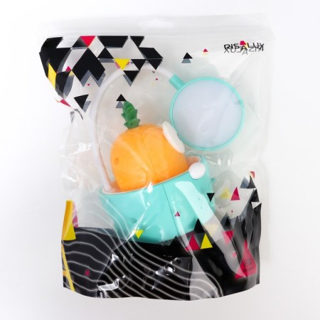 Sensor lamp with a pineapple plant LED, from USB/AKB 6 W, yellow-green 8x6x25 cm Risalux 10-11
