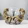 Plasma ball "Dragons" gold 23x12x18 cm Risalux