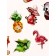 Slider - Nail Design "Watercolor Graphics", packing 6 pcs, multi -colored