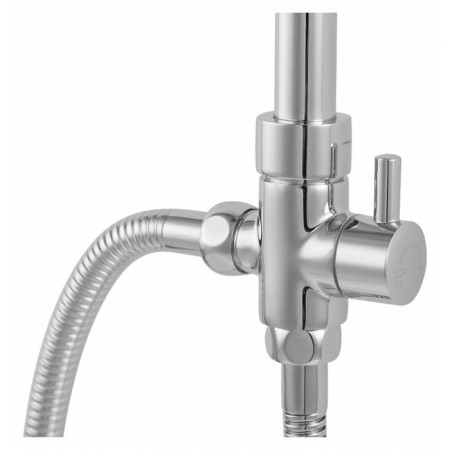 Shower column Bravat Fit r for shower without a mixer (upper shower of a round shape)-3