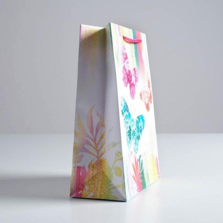 Package Gift Laminated Vertical, Packaging, "Butterflies", 18 x 23 x 8 cm-1