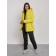 Ski jacket female, size 44, yellow color