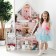 Duke Paramo Doll Wooden "Staisi Avenue", three -story, with furniture