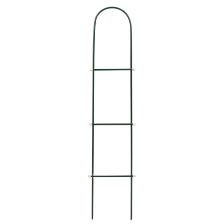 Shpalera, 140 × 23 × 1 cm, metal, green, "staircase", mix-4