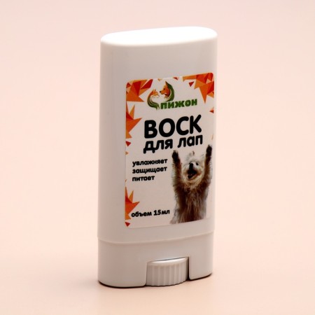 Wax for paws in a stick