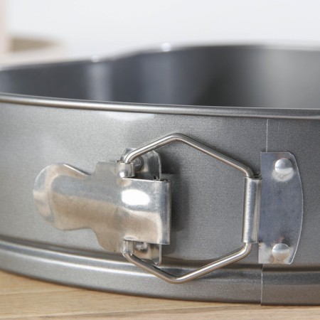 The form for baking the share "Elin. Heart ", 23.5 × 22 × 6.7 cm, removable bottom, anti -stick coating, color gray color-3