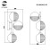 Sconces st. SL1184.411.03. Todo. 3x5 watts, G9, 4000K, 23x61 cm, black color