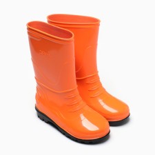 Boots for children, orange color, size 29