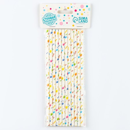 Party cocktail tubes, set of 12 pcs.-3