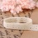Knitted lace, 15 mm × 10 ± 1 m, beige color