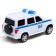 Radio -controlled machine "UAZ Patriot. Police "15.5 cm, light, white Patriot