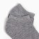 Set of female socks (3 pairs) shortened, gray color, size 36-39