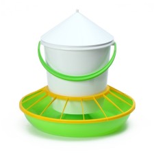 Bunker feeder for poultry at 12 kg, plastic