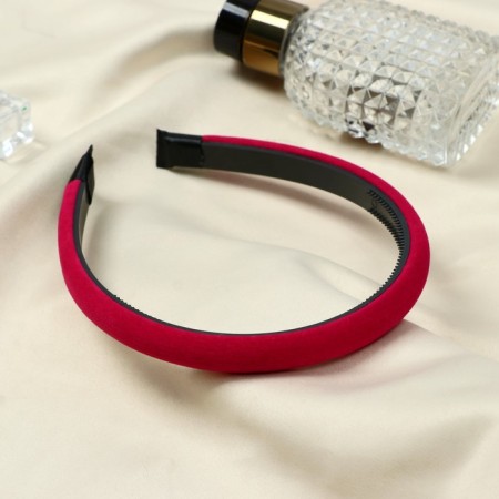 Hair cap "Augustine" velvet, 1 cm, mix