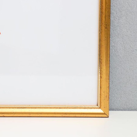 Photo frame plastic 40x50 cm, aged gold (plastic screen)-2