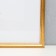 Photo frame plastic 40x50 cm, aged gold (plastic screen)