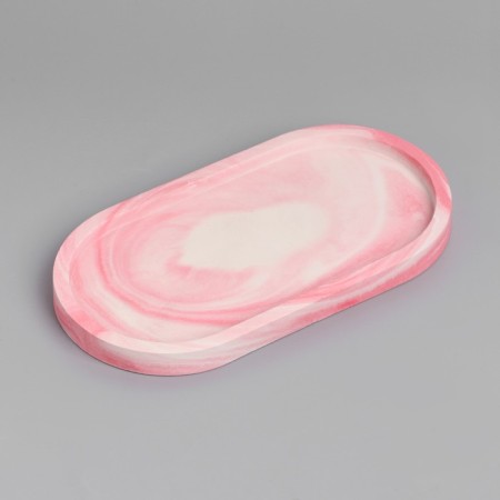 Set of candles on the stand "Man and Woman", white-pink stand-8